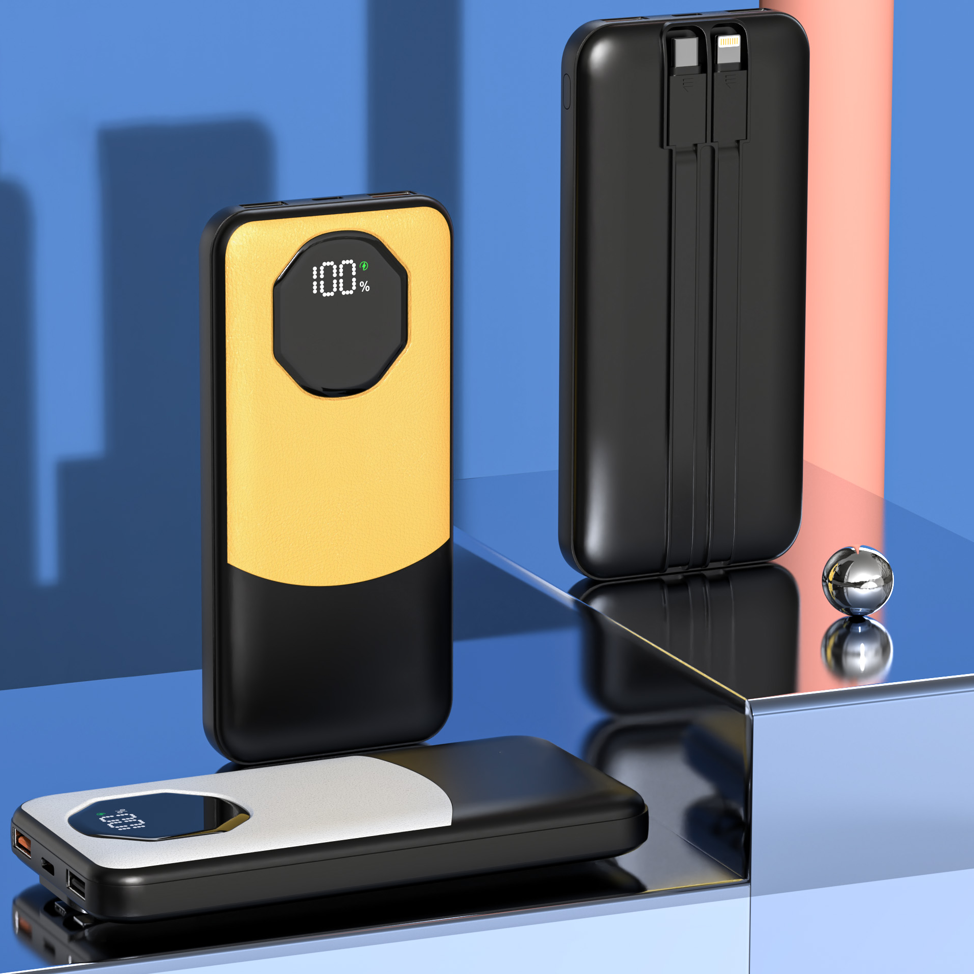 YX01 10000mAh Portable Charger Power Bank