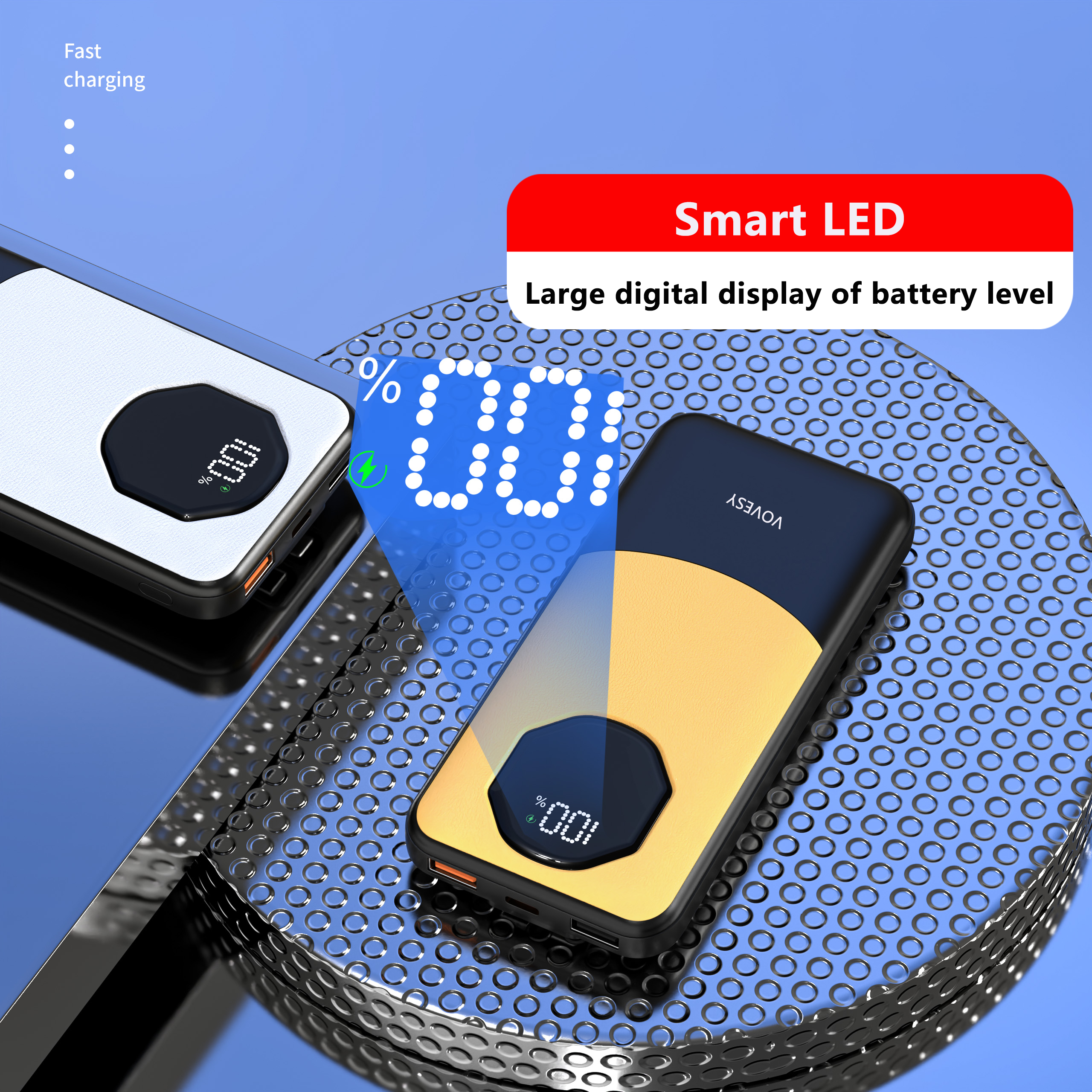 YX01 10000mAh Portable Charger Power Bank