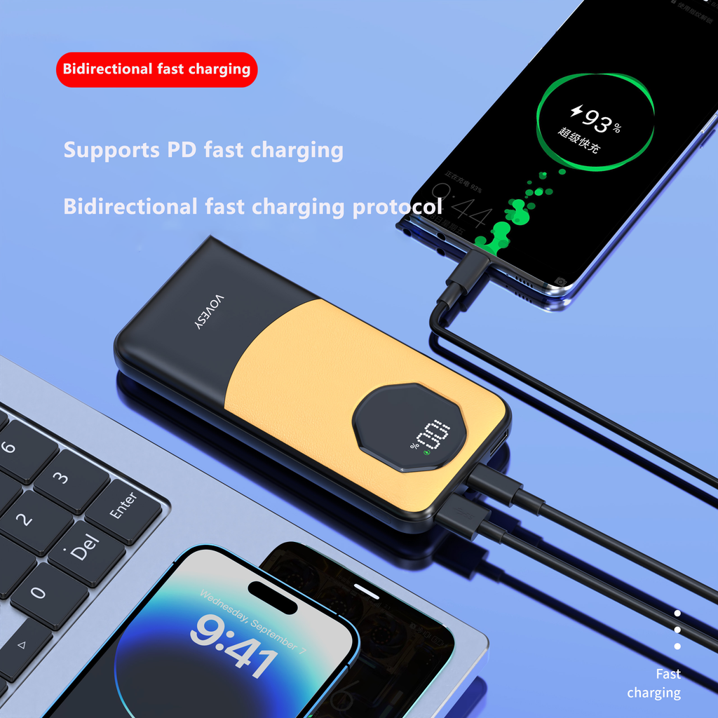 YX01 10000mAh Portable Charger Power Bank