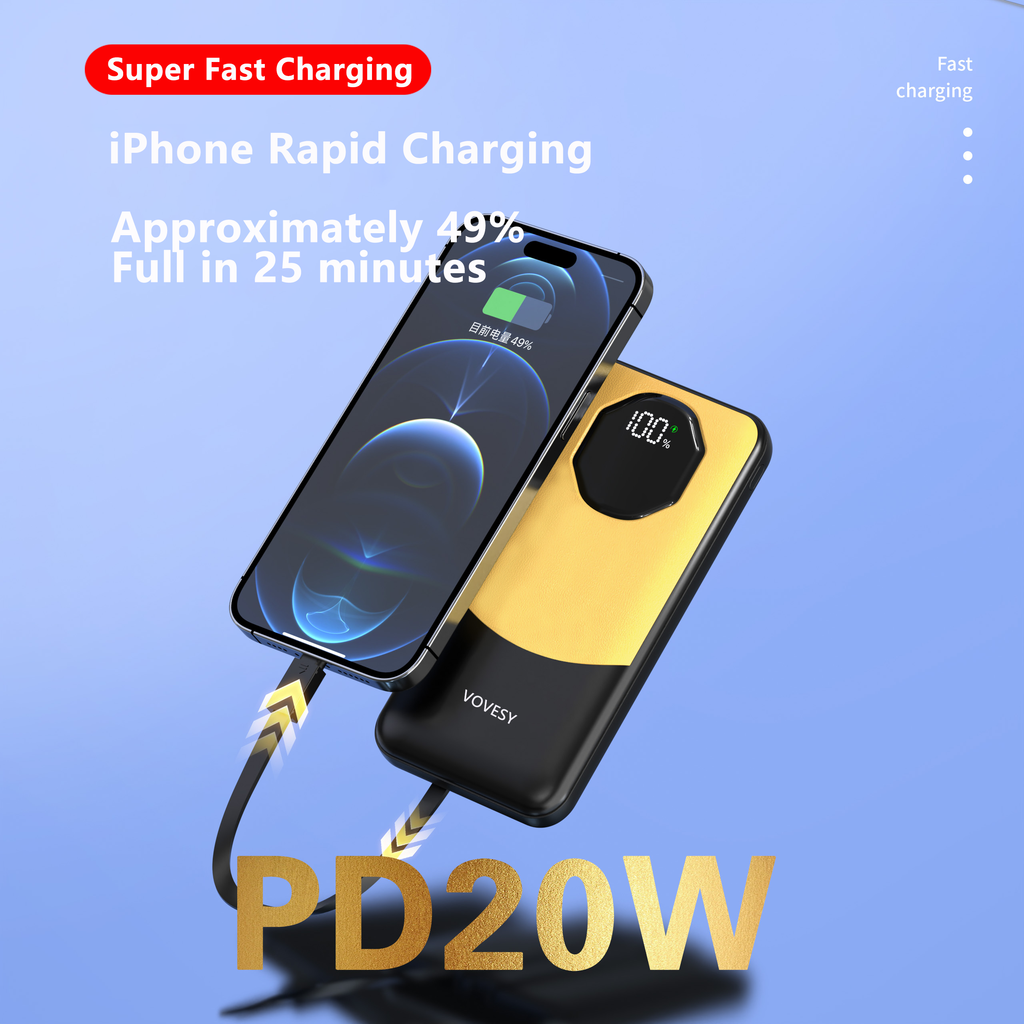 YX01 10000mAh Portable Charger Power Bank