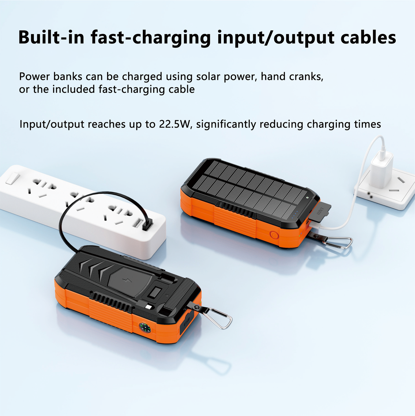 50000mAh Solar Power Bank