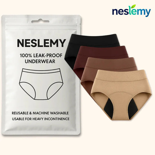 🎄 Christmas Mega Sale 70% OFF | NESLEMY™ 100% Leak-Proof Underwear 4-Pack 🎁