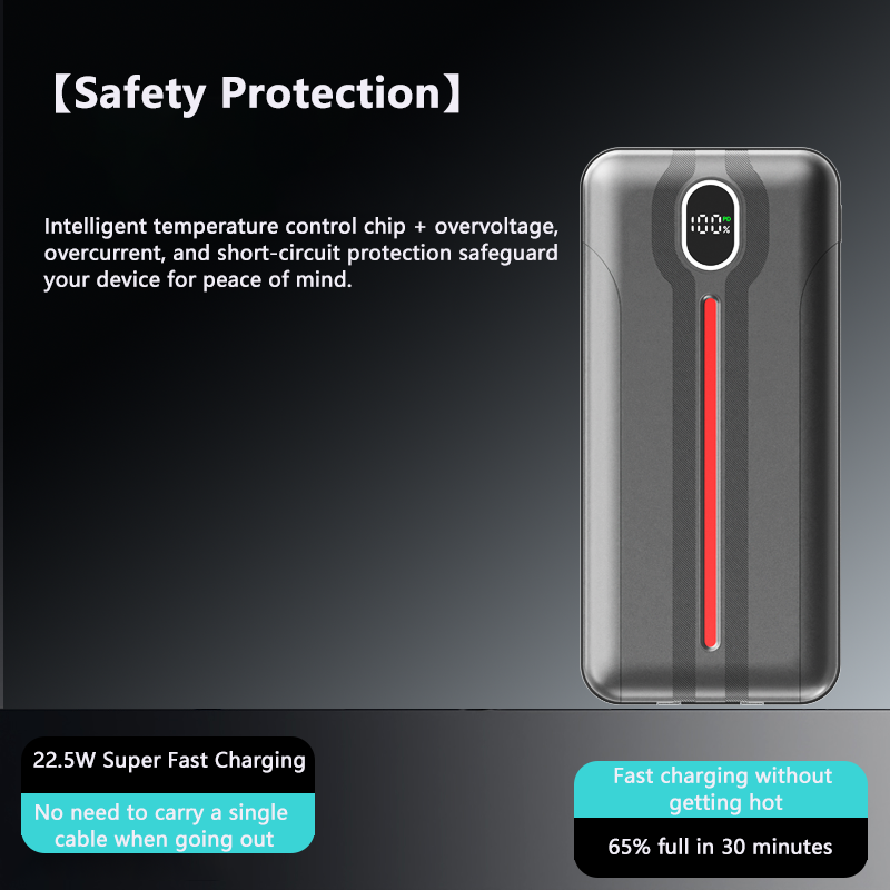 YX02 10000mAh Portable Charger Power Bank