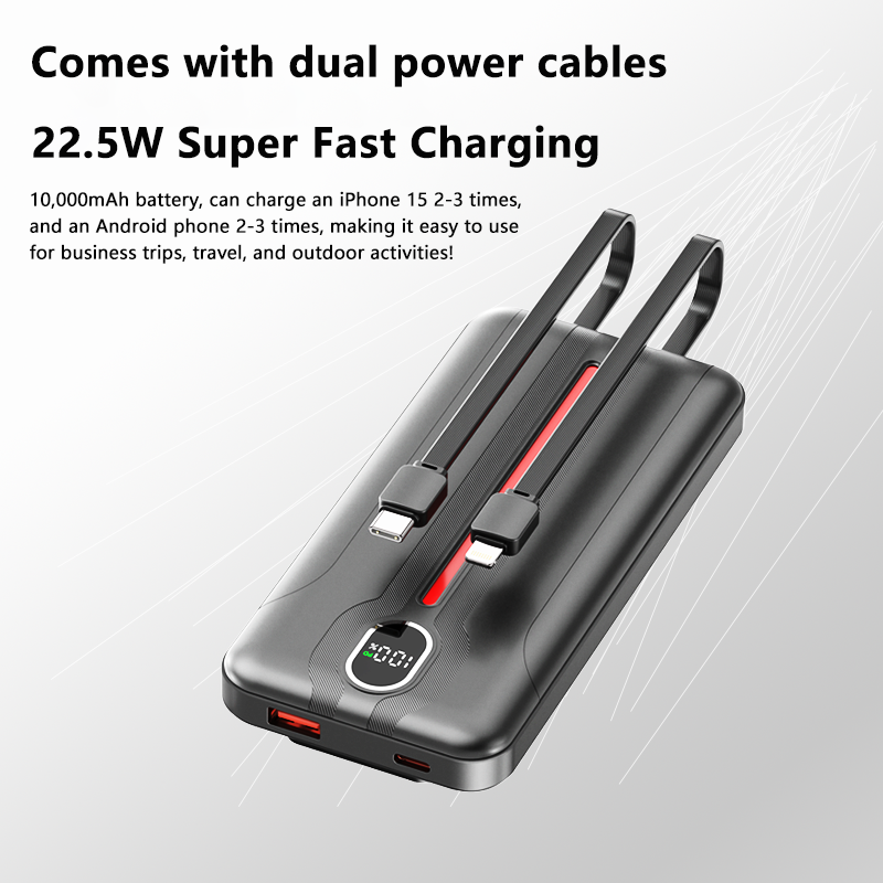 YX02 10000mAh Portable Charger Power Bank