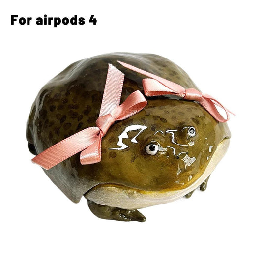 🔥 Last Day Promotion 50% OFF🔥Ugly Frog Earphone Case Handcrafted HOT For Airpods 4 / Airpods Pro3