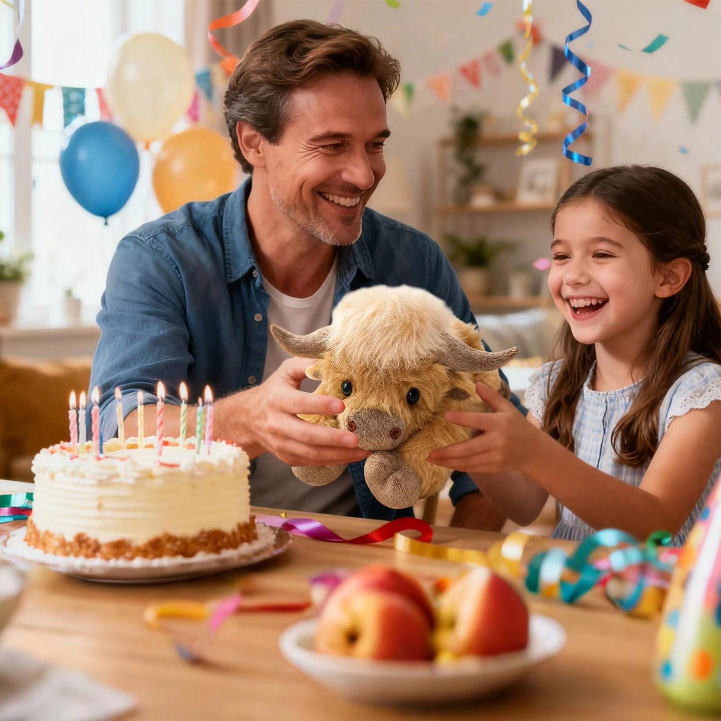 Weighted Cow Plush Kawaiis Cartoon Cow Plush Pillow Sleeping Companion Stuffed Animal Pillow Doll Creative Weighted Cow Plush Toy Home Decor